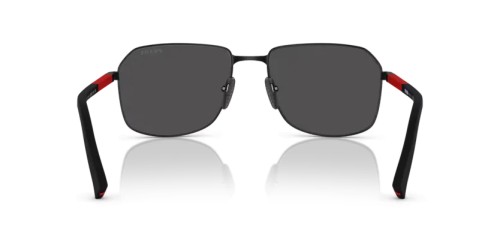 Prada Linea Rossa PS A51S - 1BO06F - 57 Lunettes de soleil Noir mat Rectangle