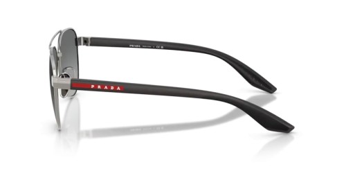 Prada Linea Rossa PS A52S - 5AV3M1 - 58 Lunettes de soleil Métal bleu-gris Pilote (Aviateur)