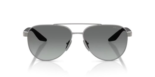 Prada Linea Rossa PS A52S - 5AV3M1 - 58 Lunettes de soleil Métal bleu-gris Pilote (Aviateur)