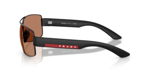 Prada Linea Rossa PS B52S - 1BO20D - 65 Lunettes de soleil Noir mat Irrégulier