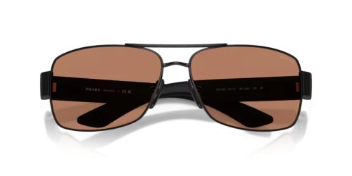 Prada Linea Rossa PS B52S - 1BO20D - 65 Lunettes de soleil Noir mat Irrégulier