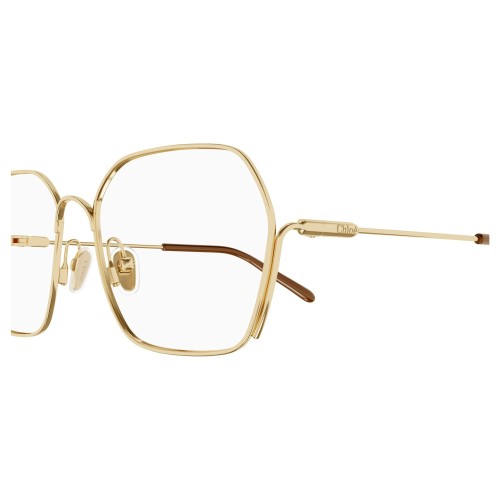Chloé CH0208O - 005 - 58 Cadres optiques Or Angulaire