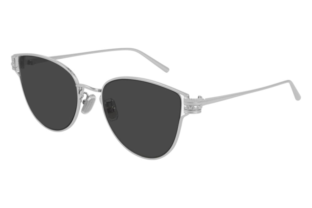 Boucheron BC0113S - 003 - 52 Lunettes de soleil Argent Coussin arrondi