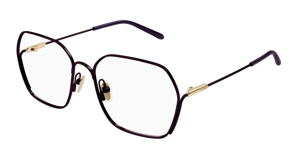 Chloé CH0208O - 003 - 55 Cadres optiques Violet Angulaire