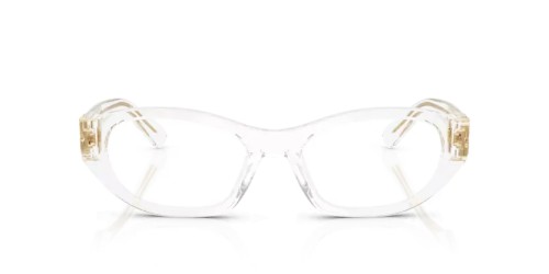 MIU MIU MU 03WV - 15Z1O1 - 53 Cadres optiques Translucide Irrégulier
