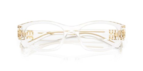 MIU MIU MU 03WV - 15Z1O1 - 53 Cadres optiques Translucide Irrégulier