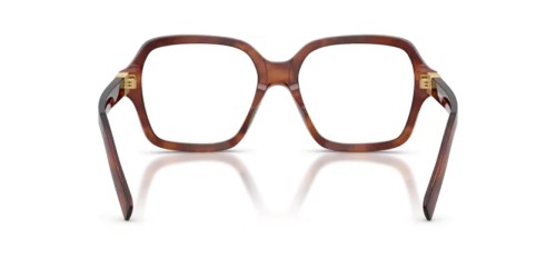 MIU MIU MU 03YV - 26E1O1 - 54 Cadres optiques Rayé tabac Angulaire
