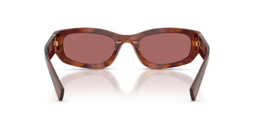 MIU MIU MU B04S - 26E80B - 53 Lunettes de soleil Rayé tabac Irrégulier