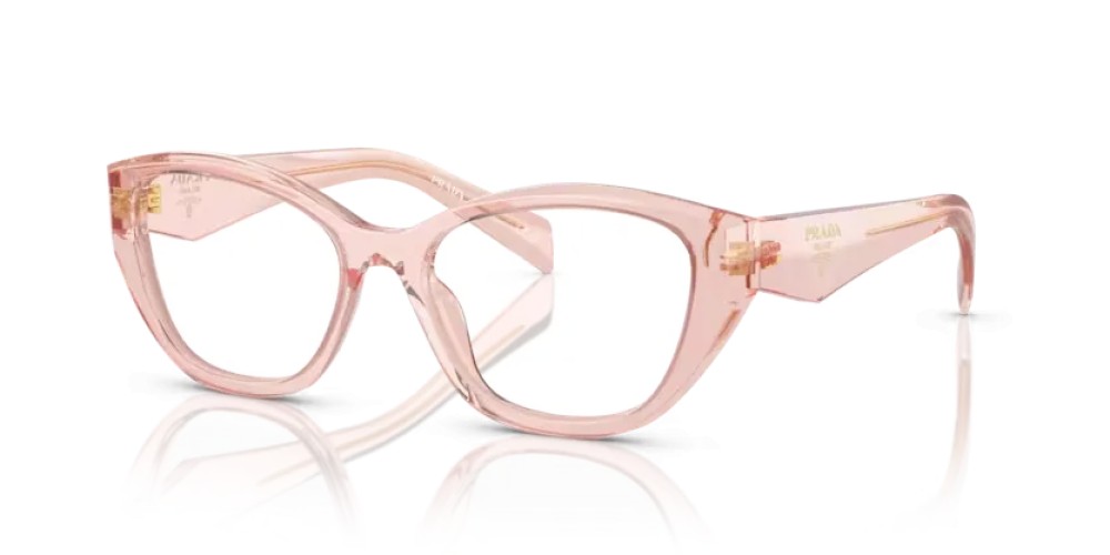 PRADA PR 21ZV - 19Q1O1 - 53 Cadres optiques Pêche transparent Irrégulier