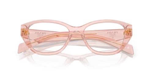 PRADA PR 21ZV - 19Q1O1 - 53 Cadres optiques Pêche transparent Irrégulier