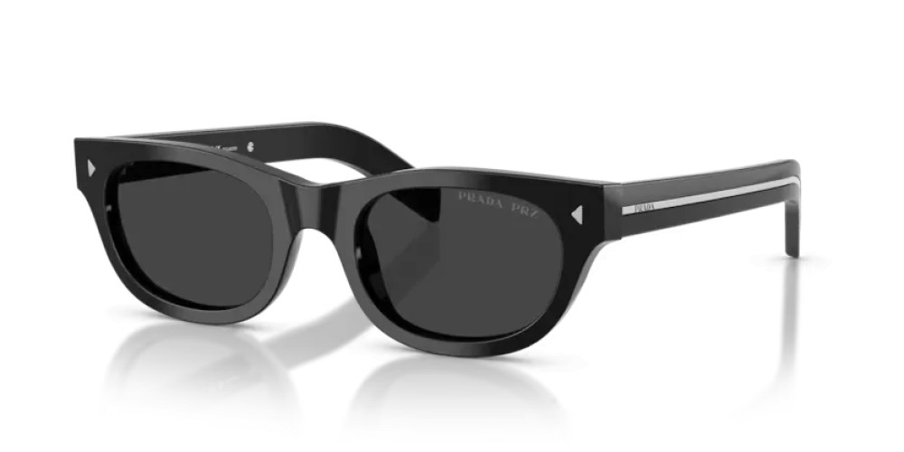PRADA PR C09S - 16K08G - 51 - AVEC DES VERRES POLARISÉS Lunettes de soleil Noir Œil de chat