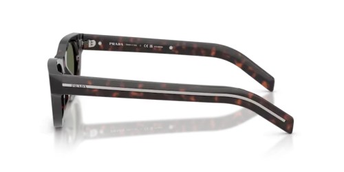 PRADA PR C09S - 17N03R - 51 - AVEC DES VERRES POLARISÉS Lunettes de soleil Havane Œil de chat