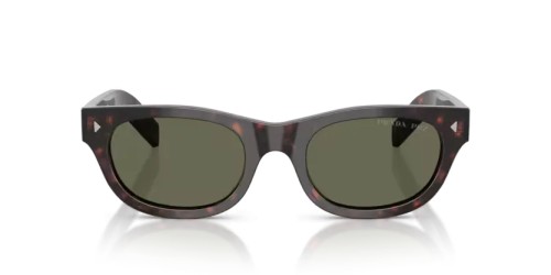 PRADA PR C09S - 17N03R - 51 - AVEC DES VERRES POLARISÉS Lunettes de soleil Havane Œil de chat