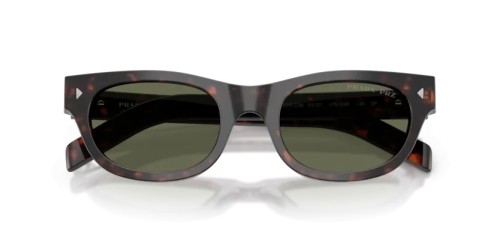 PRADA PR C09S - 17N03R - 51 - AVEC DES VERRES POLARISÉS Lunettes de soleil Havane Œil de chat