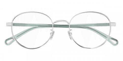 Chloé CH0216OA - 001 - 52 Cadres optiques Argent Coussin arrondi