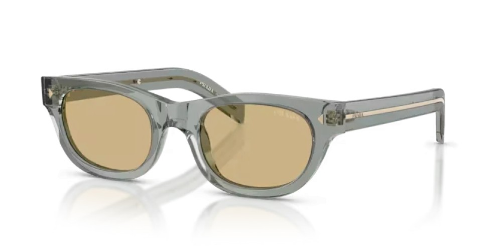 PRADA PR C09S - 21J70R - 51 Lunettes de soleil Brume translucide Œil de chat
