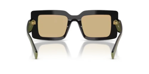 PRADA PR D01S - 03K10R - 52 Lunettes de soleil Noir Rectangle