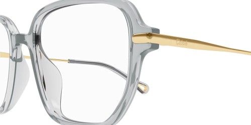 Chloé CH0218OA - 002 - 55 Cadres optiques Gris, Or Angulaire
