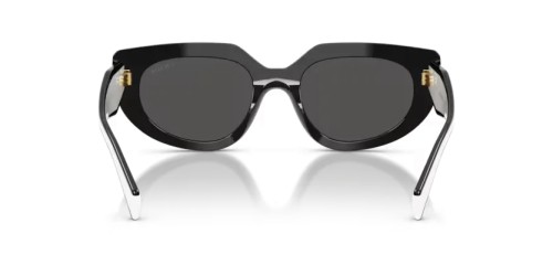 PRADA PR D02S - 20G08Z - 53 Lunettes de soleil Noir Ovale