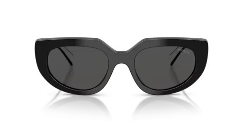 PRADA PR D02S - 20G08Z - 53 Lunettes de soleil Noir Ovale