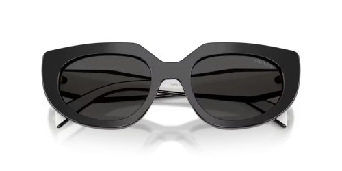 PRADA PR D02S - 20G08Z - 53 Lunettes de soleil Noir Ovale
