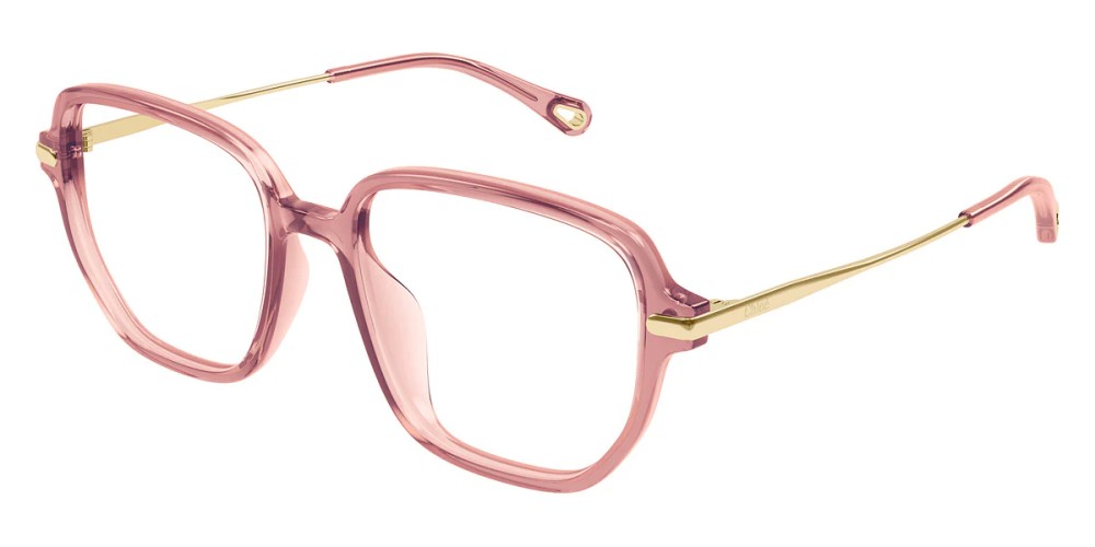 Chloé CH0218OA - 003 - 55 Cadres optiques Rose, Or Angulaire