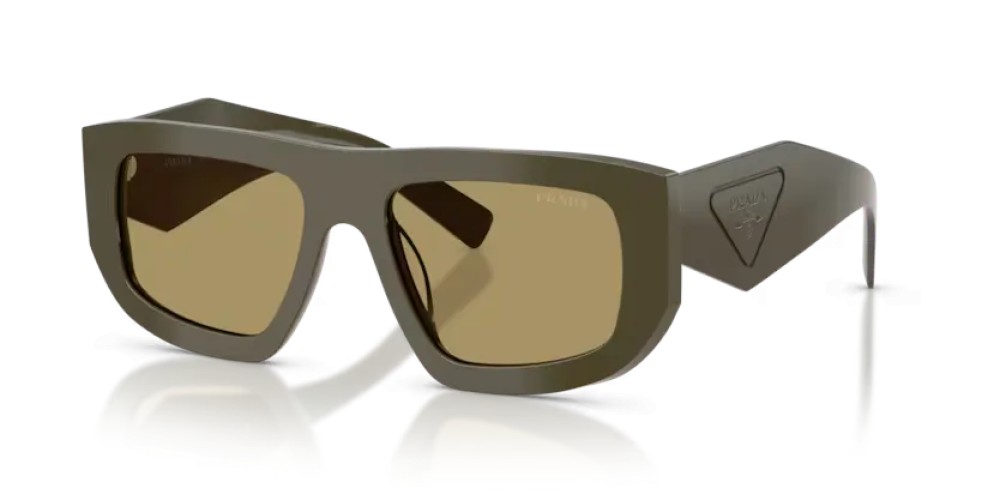 PRADA PR D04SU - 26J70G - 53 Lunettes de soleil Laurier Irrégulier