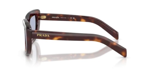 PRADA PR D07S - 15W30X - 53 Lunettes de soleil Écaille classique Rectangle