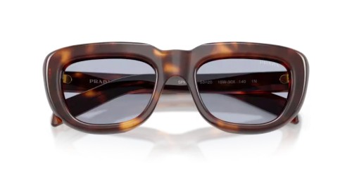 PRADA PR D07S - 15W30X - 53 Lunettes de soleil Écaille classique Rectangle