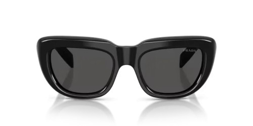 PRADA PR D07S - 16K08Z - 53 Lunettes de soleil Noir Rectangle