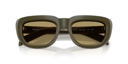 PRADA PR D07S - 26J70G - 53 Lunettes de soleil Laurier Rectangle
