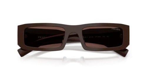 PRADA PR D09SD - 27I90W - 54 Lunettes de soleil Cigare Rectangle