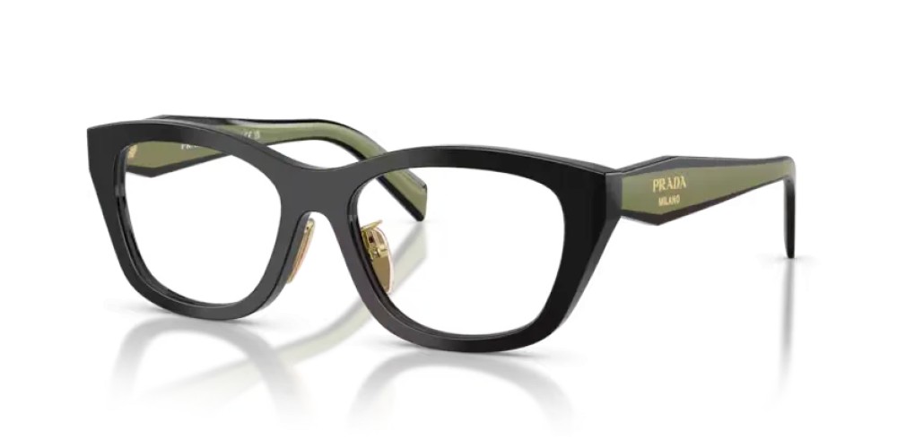 PRADA PR D11VD - 03K1O1 - 53 Cadres optiques Noir Irrégulier