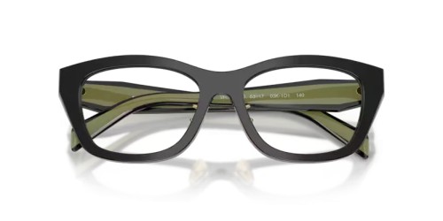 PRADA PR D11VD - 03K1O1 - 53 Cadres optiques Noir Irrégulier