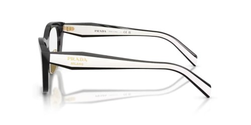 PRADA PR D11VD - 20G1O1 - 53 Cadres optiques Noir Irrégulier