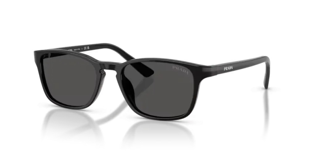 PRADA PR D13SU - 16K08Z - 52 Lunettes de soleil Noir Coussin