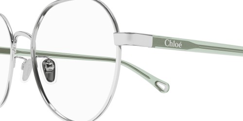 Chloé CH0246OA - 001 - 53 Cadres optiques Argent, Bleu Rond