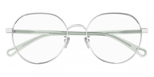 Chloé CH0246OA - 001 - 53 Cadres optiques Argent, Bleu Rond