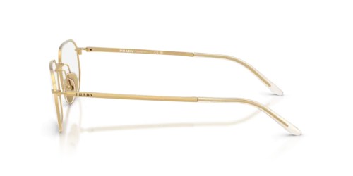 PRADA PR D51V - 5AK1O1 - 54 Cadres optiques Or Irrégulier