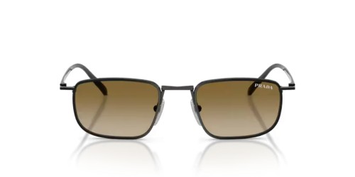 PRADA PR D52S - 1AB20U - 49 Lunettes de soleil Noir Coussin