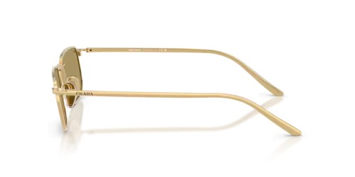 PRADA PR D52S - 5AK70G - 49 Lunettes de soleil Or Coussin