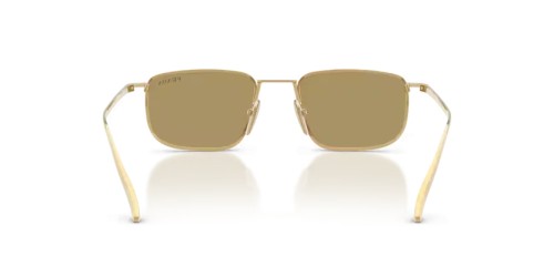 PRADA PR D52S - 5AK70G - 49 Lunettes de soleil Or Coussin