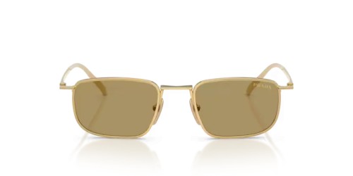 PRADA PR D52S - 5AK70G - 49 Lunettes de soleil Or Coussin