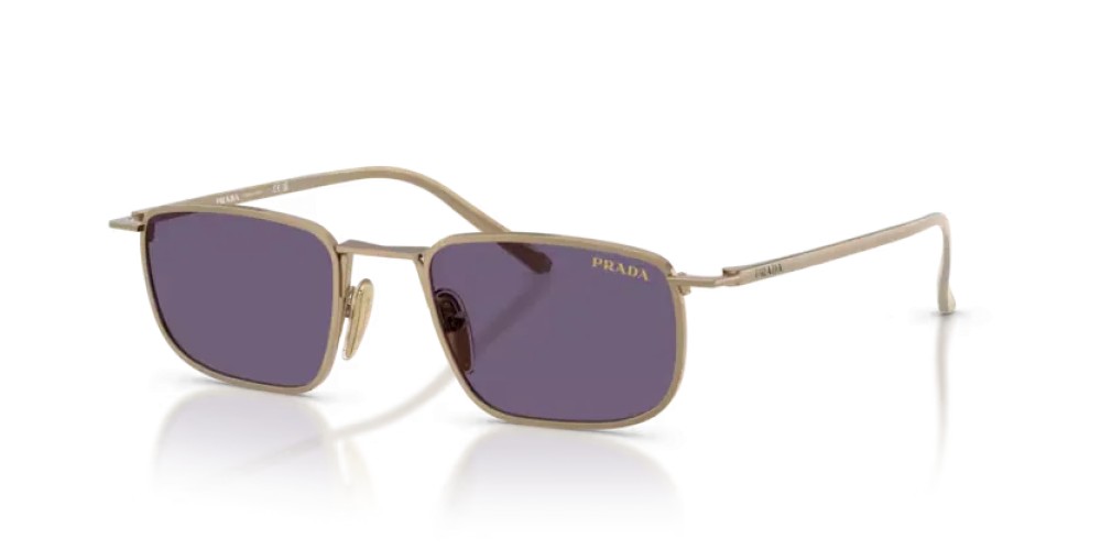 PRADA PR D52S - 7OE70W - 49 Lunettes de soleil Bronze Coussin