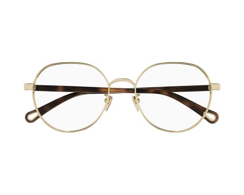 Chloé CH0246OA - 004 - 53 Cadres optiques Or, Havane Rond