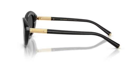DOLCE & GABBANA DG4519 - 501/87 - 54 Lunettes de soleil Noir Ovale