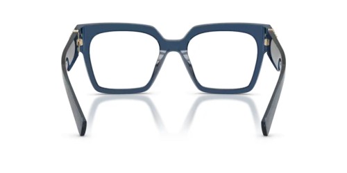 MIU MIU MU 04UV - 08Q1O1 - 52 Cadres optiques Bleu transparent Angulaire