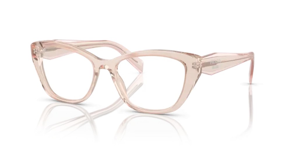 PRADA PR 19WV - 15J1O1 - 53 Cadres optiques Cristal géranium Œil de chat