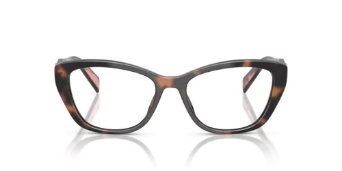 PRADA PR 19WV - 23A1O1 - 53 Cadres optiques Écaille mauve Œil de chat