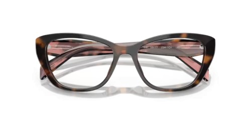 PRADA PR 19WV - 23A1O1 - 53 Cadres optiques Écaille mauve Œil de chat